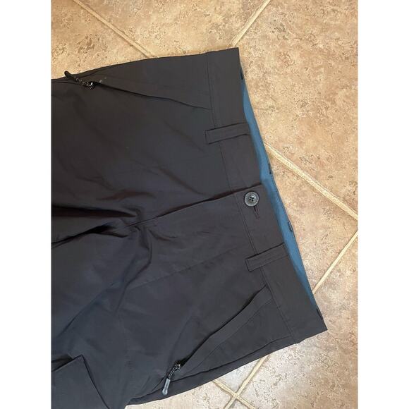 Eddie Bauer Women's 8 Polar Fleece-Lined Dark Blue Nylon Hiking Cozy Warm Pants - Picture 5 of 13